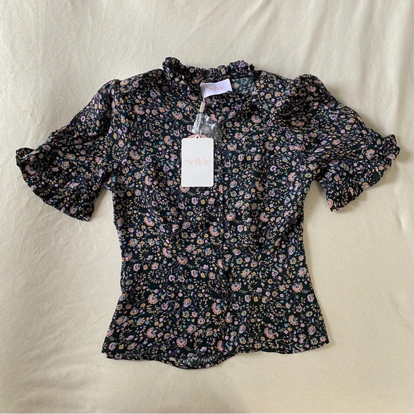 Selkie The Bistro Blouse in Spirit Floral Womens Size XS. Worn once for dinner. - Picture 2 of 6